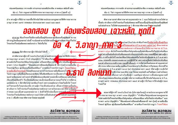 เก็ง ออกสอบเนติ ข้อ 4 วิอาญา 73